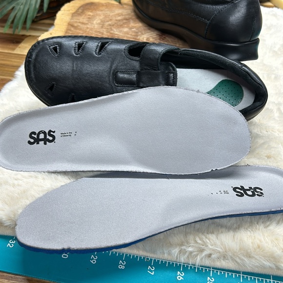 SAS soft step Tripad Comfort black leather women’s 10.5 wide - Picture 5 of 7